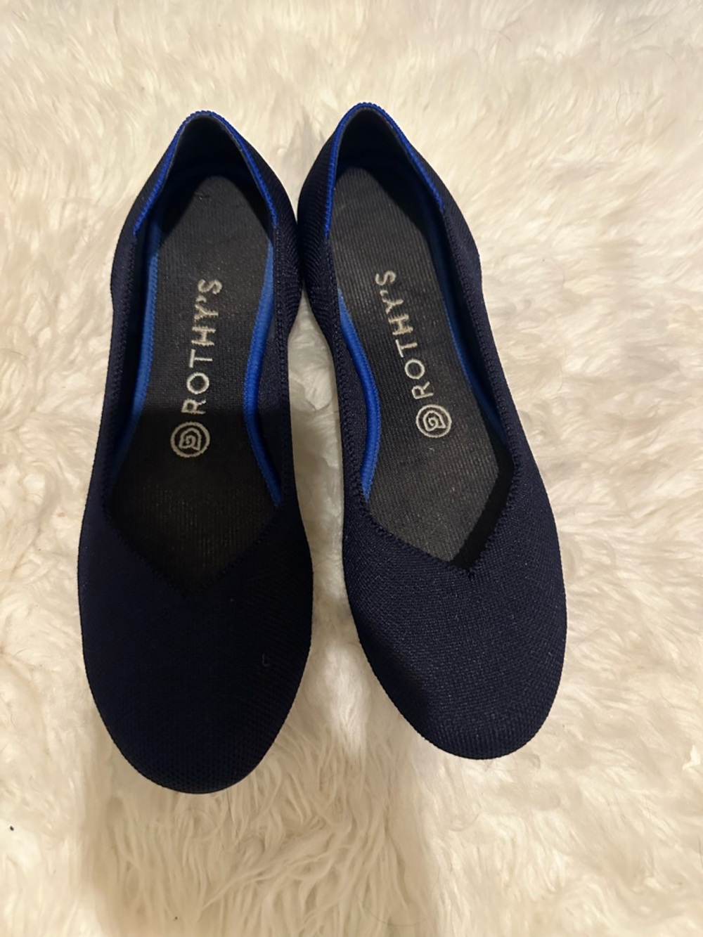 Rothy's Navy and Royal Blue size 9 super comfy